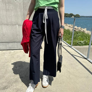 String stripe slacks