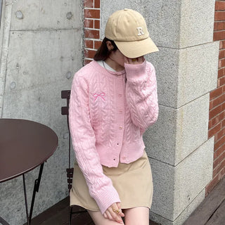 Ribbon Stitch Cardigan