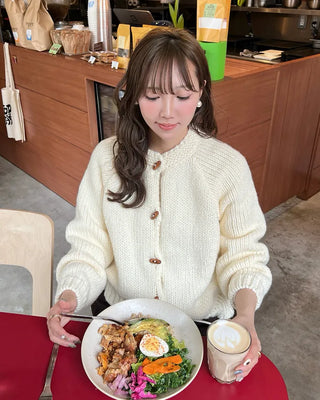 Duffle Point Raglan Sleeve Cardigan