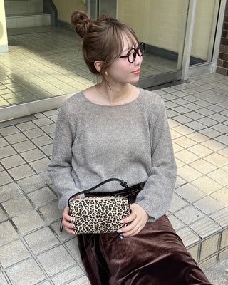 Oversized raglan knit
