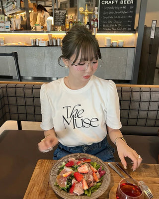 Muse Lettering Short-Sleeve T-Shirt