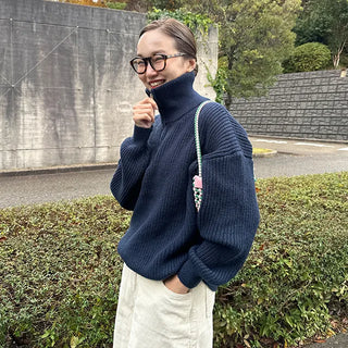 (Unisex) Half-Zip Knit