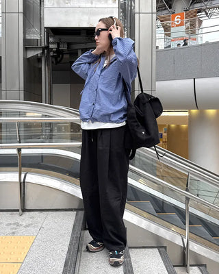(Unisex) Wide Tuck Sweatpants