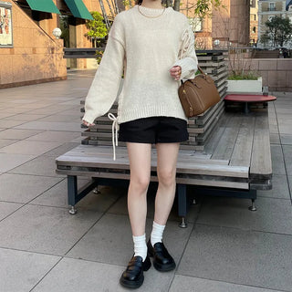 Eyelet Point Knit