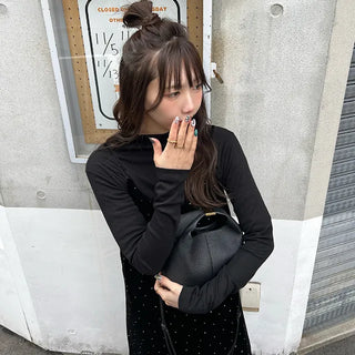 Basic turtleneck T-shirt