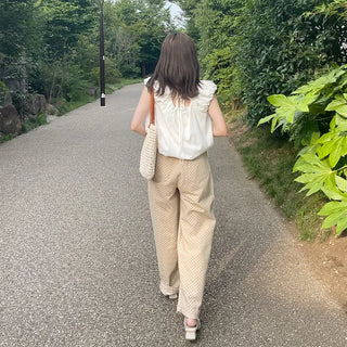 Knitted shoulder bag