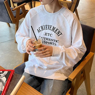 Raglan Sleeve Lettering Sweatshirt