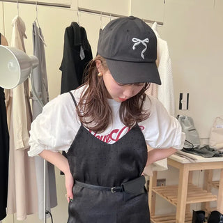 Ribbon Stitch Ball Cap