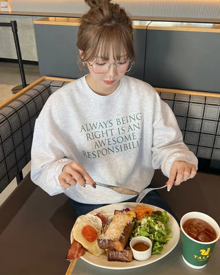 Awesome Lettering Sweatshirt
