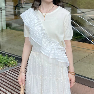 Feminine frill ribbon strap