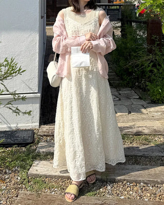 Pastel-colored sheer shirt