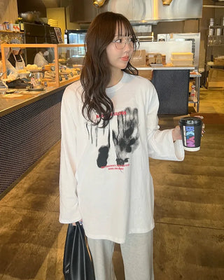 Slit Loose Fit T-Shirt