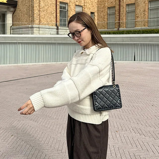 Color patchwork knit