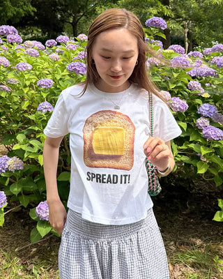 Buttered Toast Half-Sleeve T-Shirt