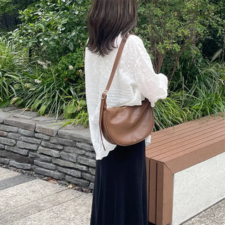 Half-moon shoulder bag
