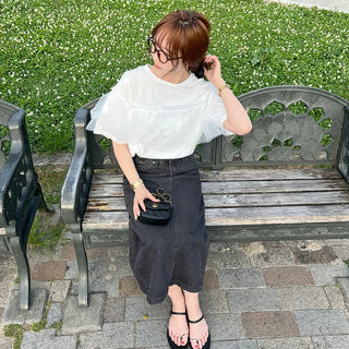 Organza Layered T-Shirt
