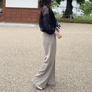 Sheer layered blouse
