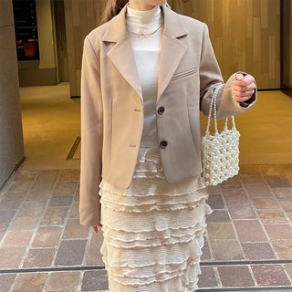 Short single jacket