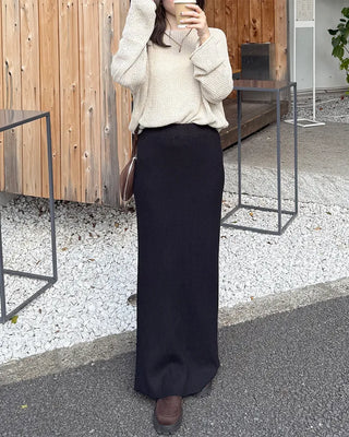 Loose-fit basic knit