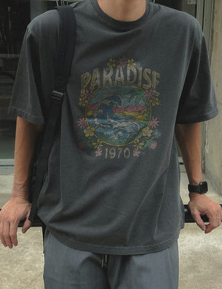 PARADISE Pigment Short Sleeve T-shirt (3 colors)