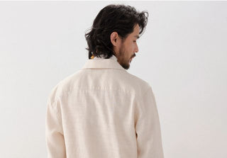 [CULTUM] Relaxed Deep V-neck Shirt