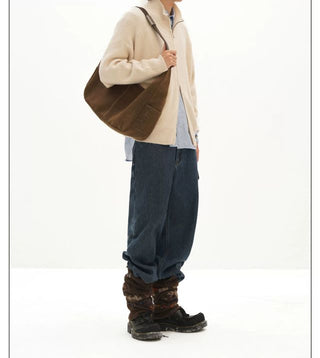 MASONPRINCE High-Neck Knit Cardigan