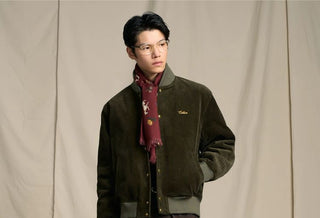 [CULTUM] Wool Blend Double Pleat Tapered Trousers