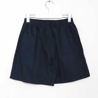 Banding cotton shorts