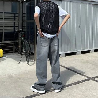 minette fishnet vest