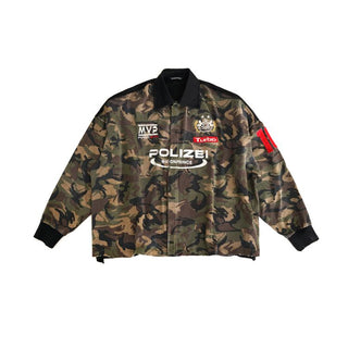 [MASONPRINCE] Camouflage Racing Knit Top