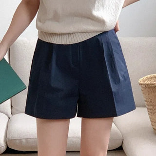 Pintuck Banding Half Pants