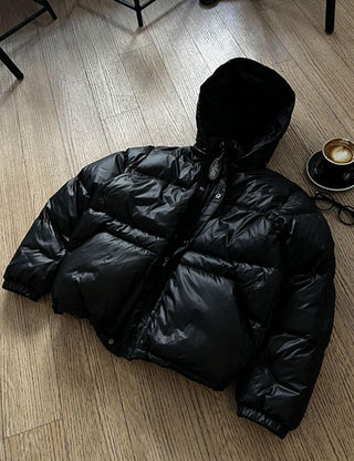 Melbourne Detachable Hooded Down Jacket (Duck Down)