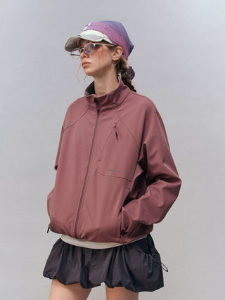 [Monterest] Fleece-Lined Water-Resistant Softshell Jacket