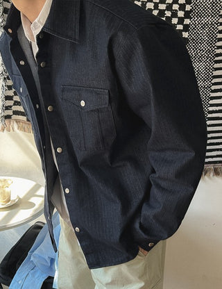 Mark Denim Shirt Jacket (2 colors)