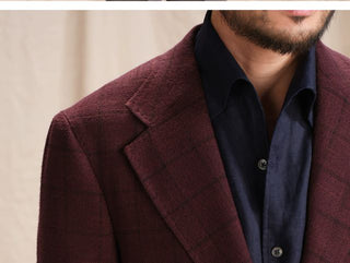 [CULTUM] Plaid Sport Jacket