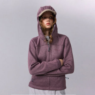 [Monterest] 5A Antibacterial Fleece-Lined Hooded Cardigan