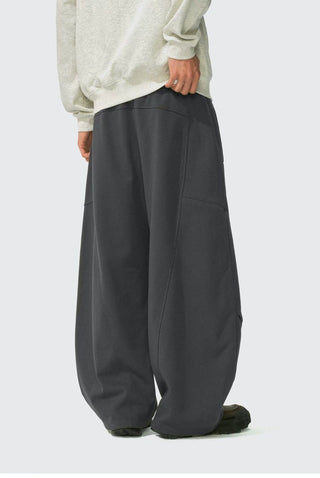 [Monterest] Logo Embroidered Wide Leg Sweatpants