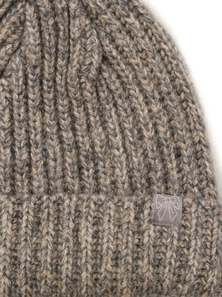 [Moromoro2] Wool Blend Tassel Knot Beanie