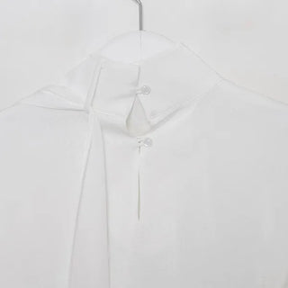Tie blouse