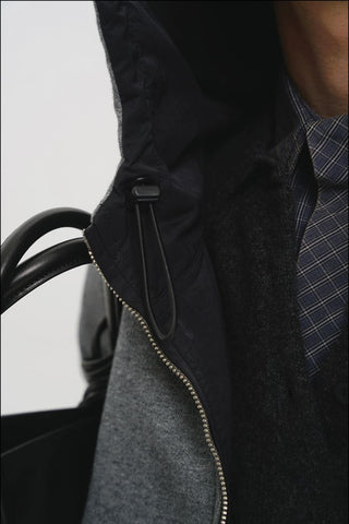 [MASONPRINCE] Reversible Hooded Coach Jacket