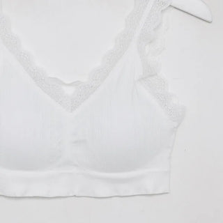 Lace-layered bralette
