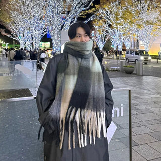 Checkered Big Scarf