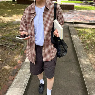 Bold check shirt