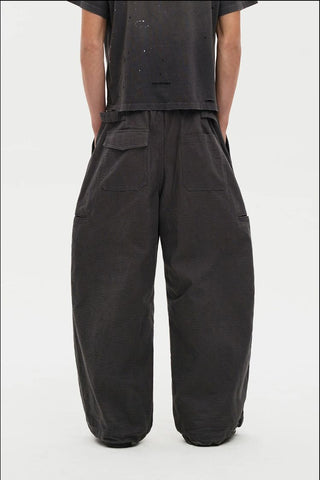 [MASONPRINCE] Cotton Utility Parachute Pants