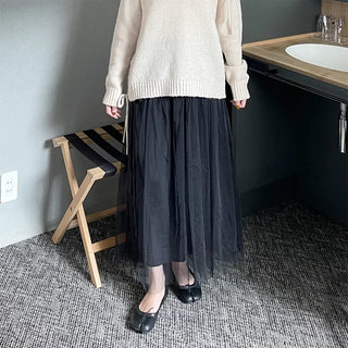 Tulle frill skirt