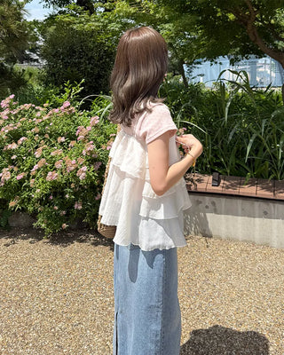 Muffler set Kankan sleeveless
