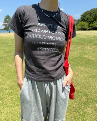 1991 Lettering Short-Sleeve T-Shirt