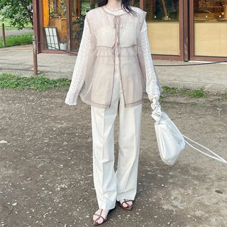 See-through loose knit