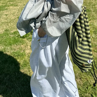 Side-button sweatpants