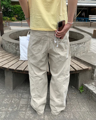 Cutout Wide Fit Pants